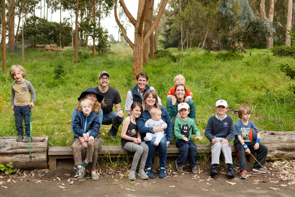 Group photo with kids and adults