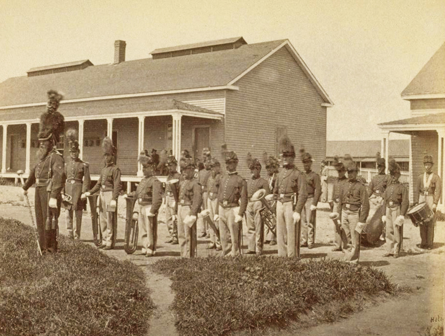 The Second Artillery Band in the Presidio.