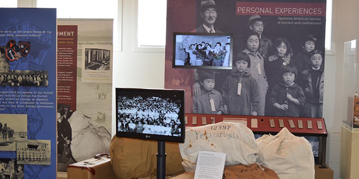 Exhibition at Military Intelligence Service Historic Learning Center display