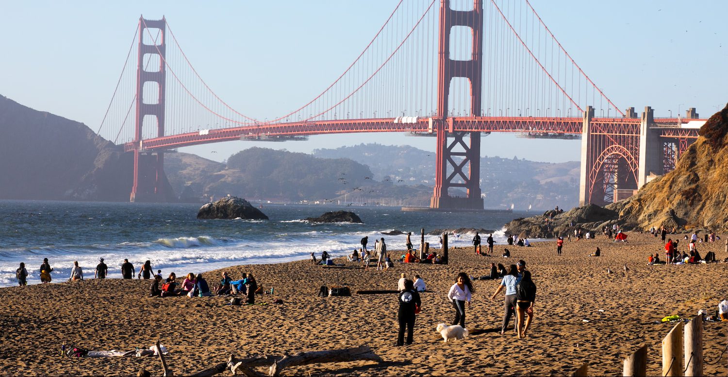 San Francisco Beaches | Baker Beach | The Presidio (San Francisco)