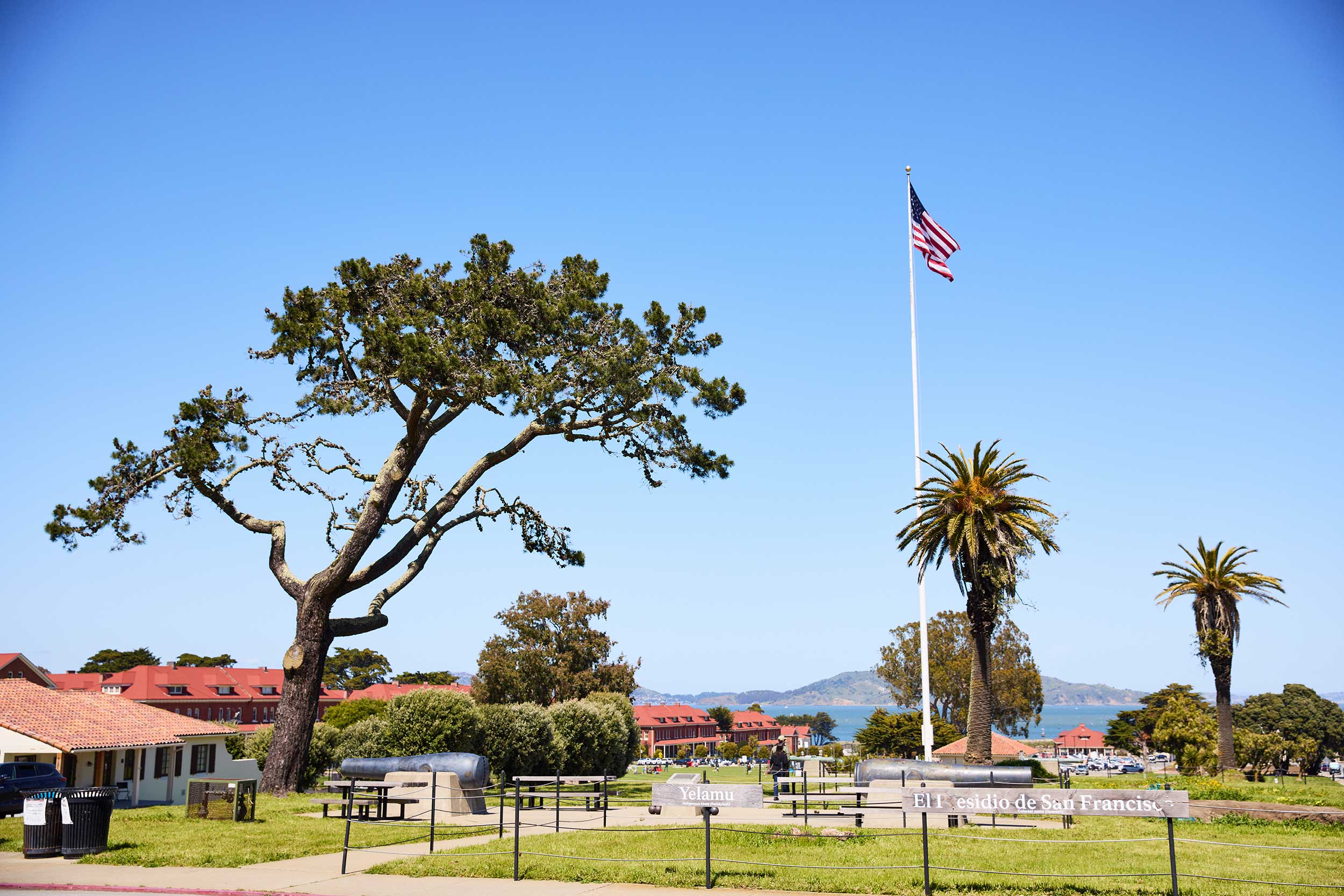 Pershing Square: Presidio Cannons (U.S. National Park Service)