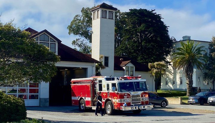 Fire station at the Presidio of San Francisco.