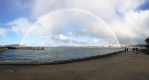 Rainbow at Torpedo Wharf.