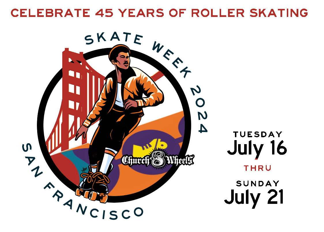 Skate Week event promo sign