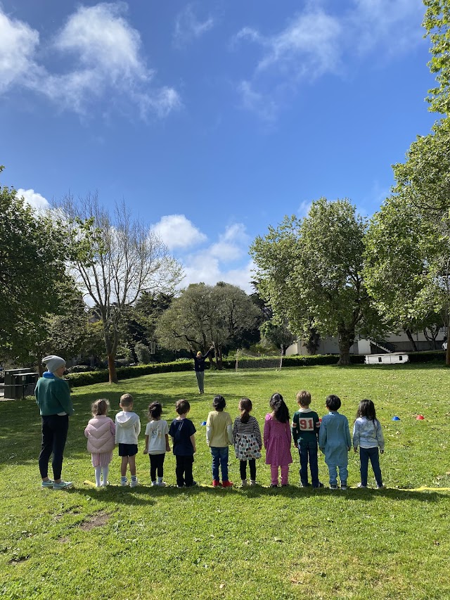 kids playing outside at Lone Mountain