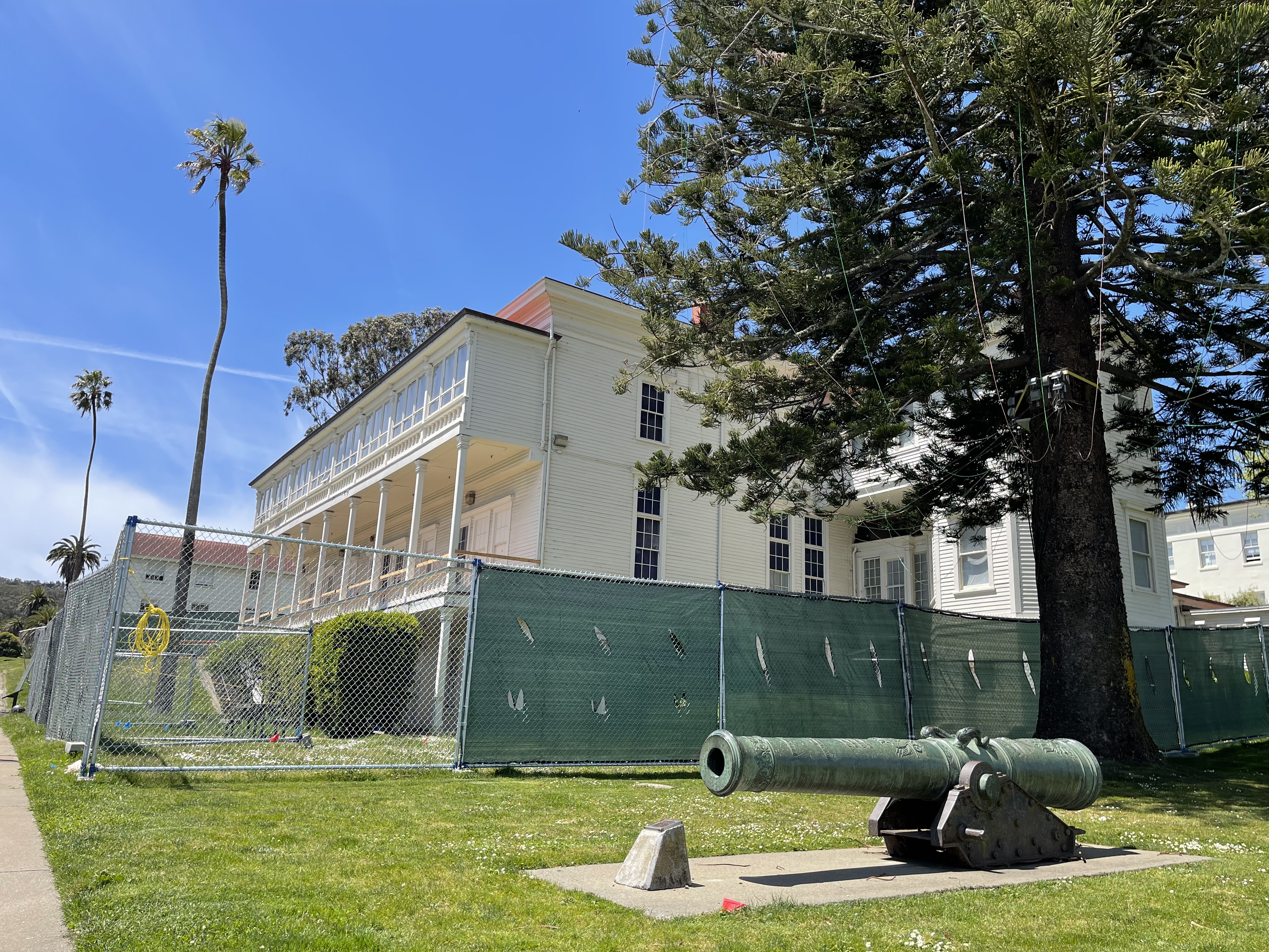 exterior of building 2 under construction